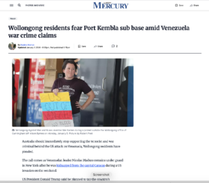 WAWAN Speaks Out Against US Attacks on Venezuela